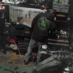 Men's NOLAW Broken Clover Hoodie - Black