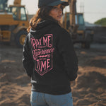 Women's Pay Me Hoodie - Black