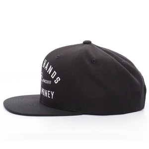 DHCM Snapback Hat in Black