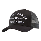 DHCM Classic Curved Brim Trucker Hat | Color: Black
