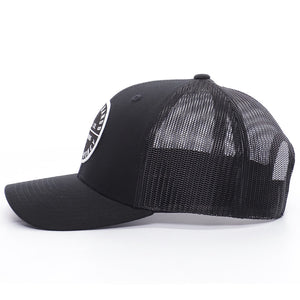 360 DHCM Curved Brim Hat in Black