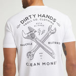 Men's DHCM Twisting Wrenches T-Shirt - White