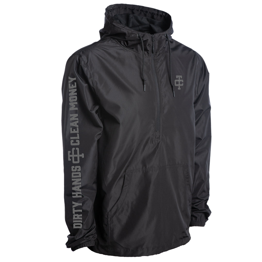 Harbored Windbreaker in Black