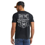 Men's Pay Me T-Shirt - Black
