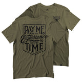Men's Pay Me T-Shirt - Military Green