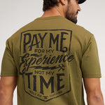 Men's Pay Me T-Shirt - Military Green
