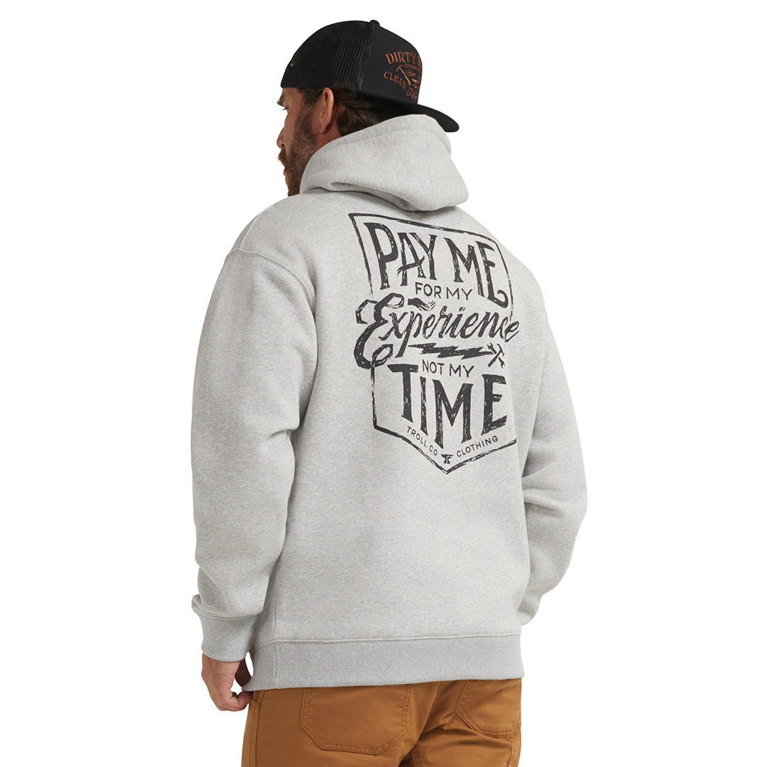 Pay Me Hoodie - Gray Hthr