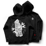 Hard Work Hoodie in Black