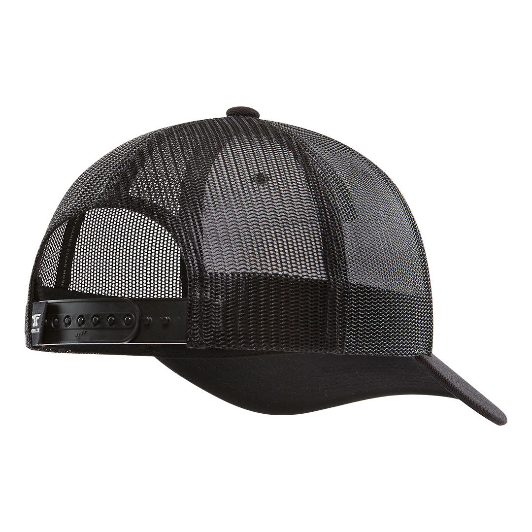 DHCM Haggler Curved Brim Trucker Hat | Color: Black