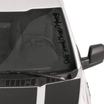 DHCM Script Vertical Windshield Decal - Black