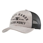 DHCM Classic Curved Brim Trucker Hat | Color: Heather Black