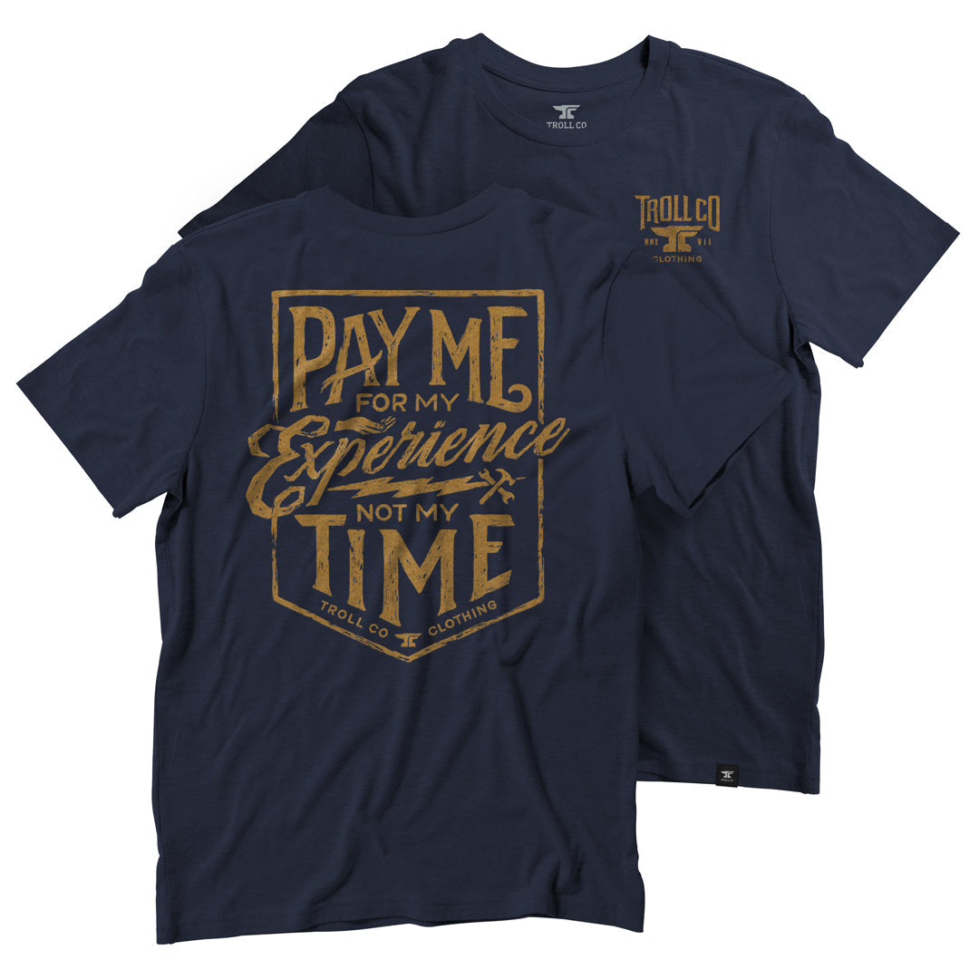 Men's Pay Me T-Shirt | Color: Navy