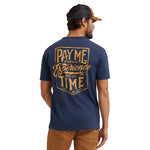 Men's Pay Me T-Shirt - Navy