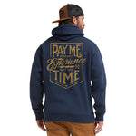 Men's Pay Me Hoodie - Navy