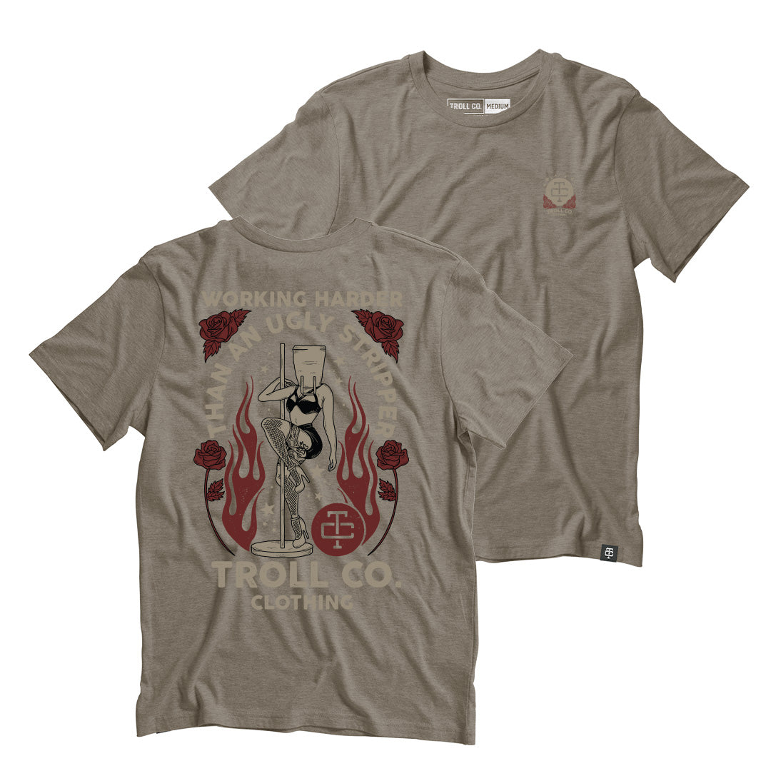Troll Co. Butterface 3.0 T-Shirt in Alloy