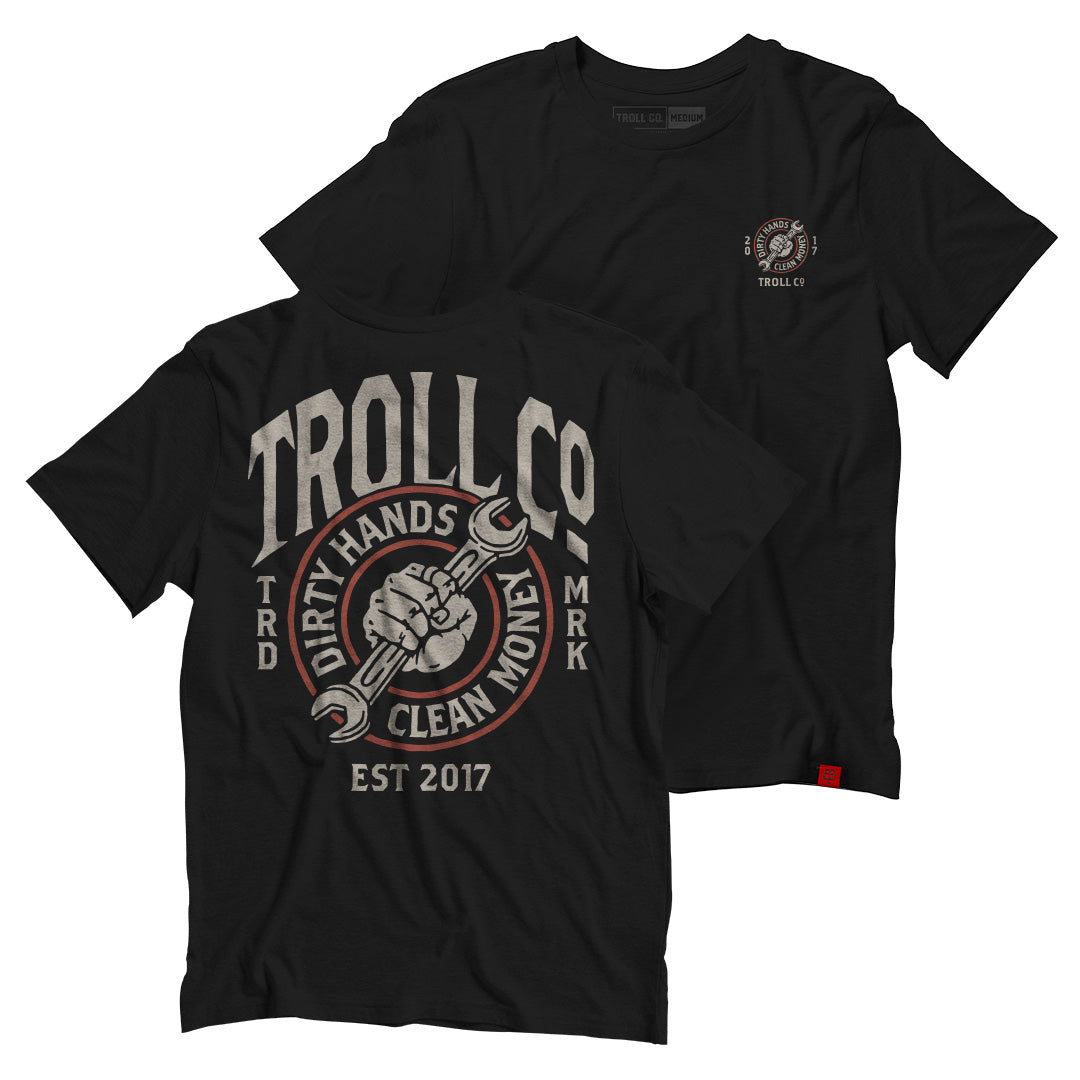 Troll Co DHCM Wrencher Tee in Black
