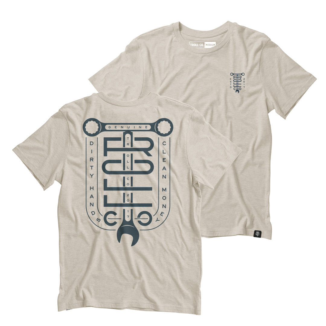 Troll Co TC Wrench Tee in Sand