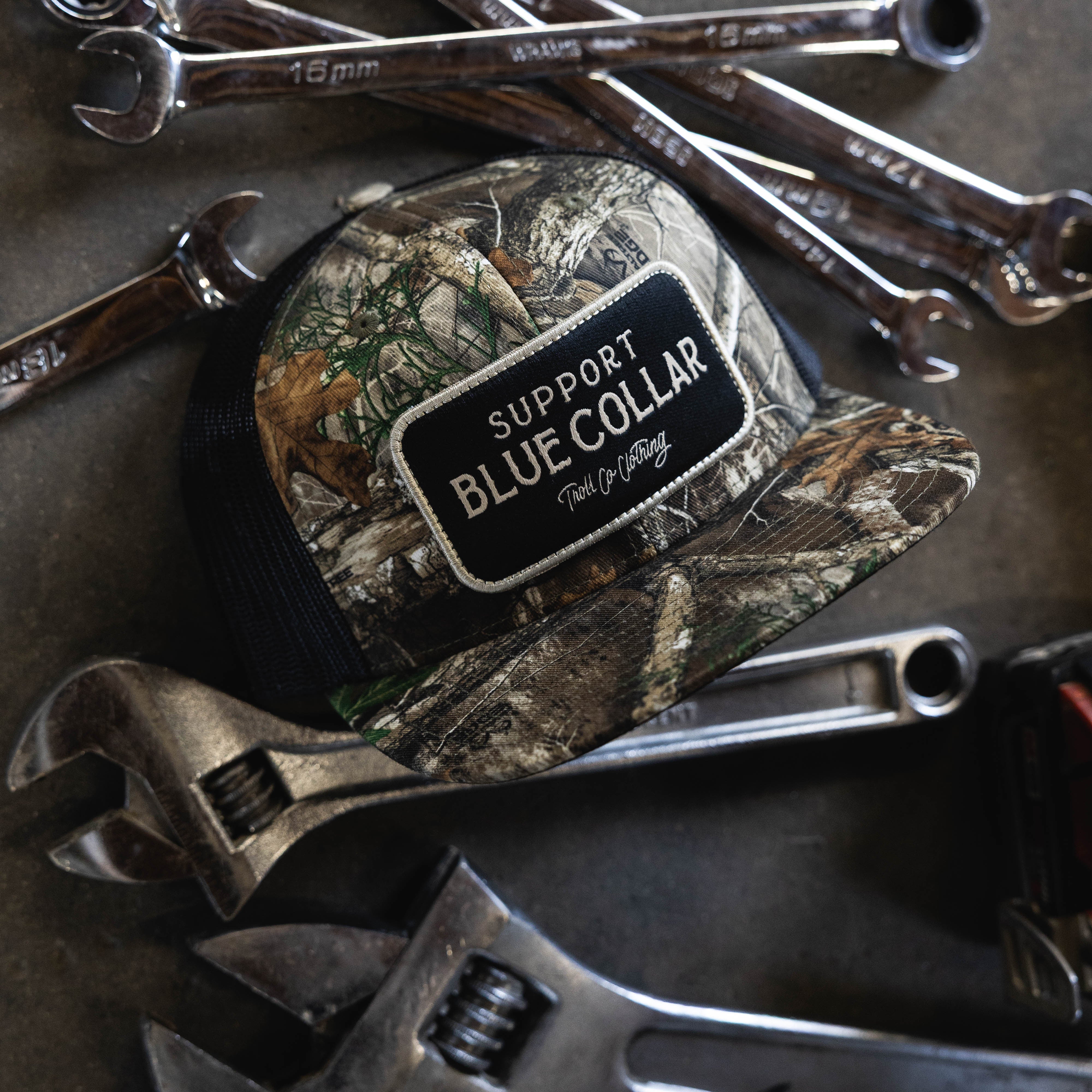 SBC Realtree Barricade Trucker Hat | Color: Real Tree