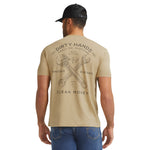 Men's DHCM Twisting Wrenches T-Shirt - Tan