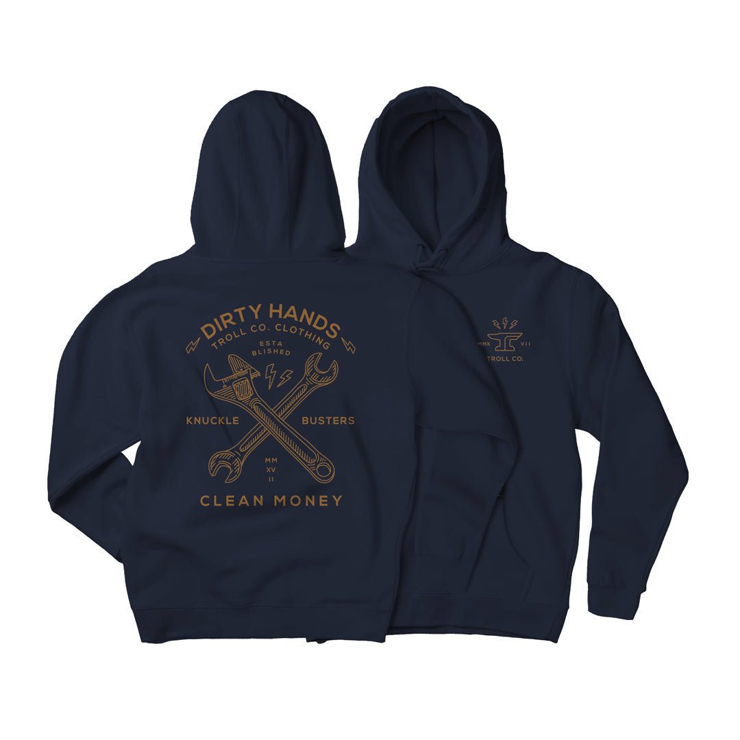 Men's DHCM Twisting Wrenches Hoodie | Color: Navy