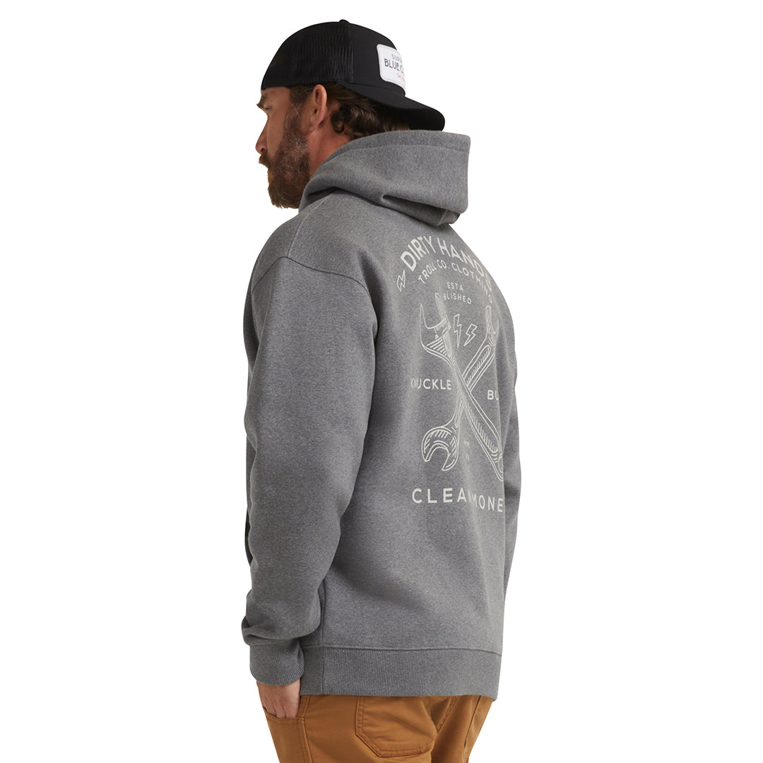 Men's DHCM Twisting Wrenches Hoodie - Charcoal Heather