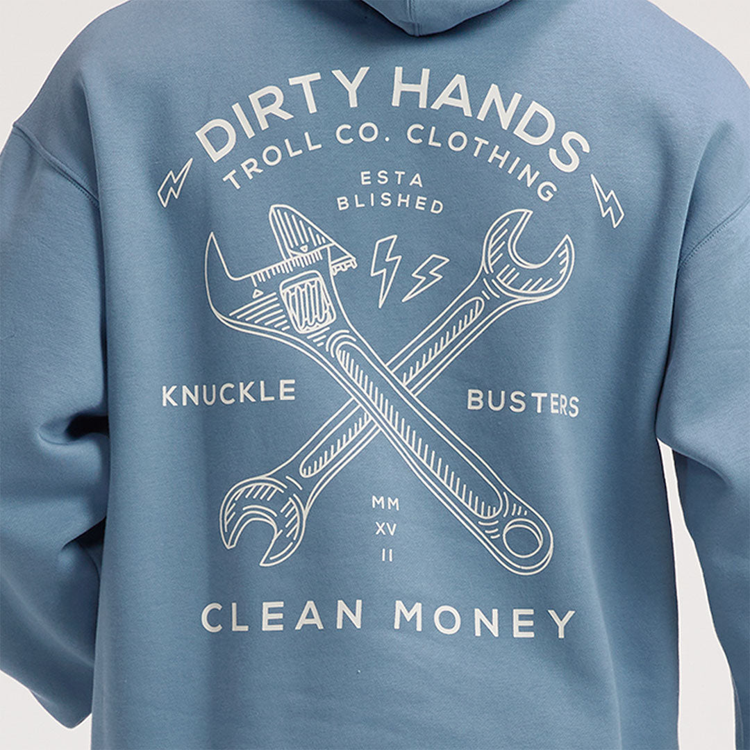 Men's DHCM Twisting Wrenches Hoodie - Slate Blue