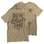 Men's Pay Me T-Shirt | Color: Tan
