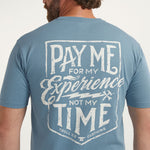 Men's Pay Me T-Shirt - Slate Blue