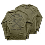 Men's DHCM Twisting Wrenches Long Sleeve | Color: Military Green
