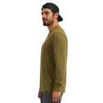 Men's DHCM Twisting Wrenches Long Sleeve T-Shirt - Military Green