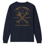Men's DHCM Twisting Wrenches Long Sleeve | Color: Navy
