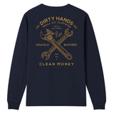 Men's DHCM Twisting Wrenches Long Sleeve | Color: Navy