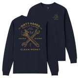 Men's DHCM Twisting Wrenches Long Sleeve | Color: Navy