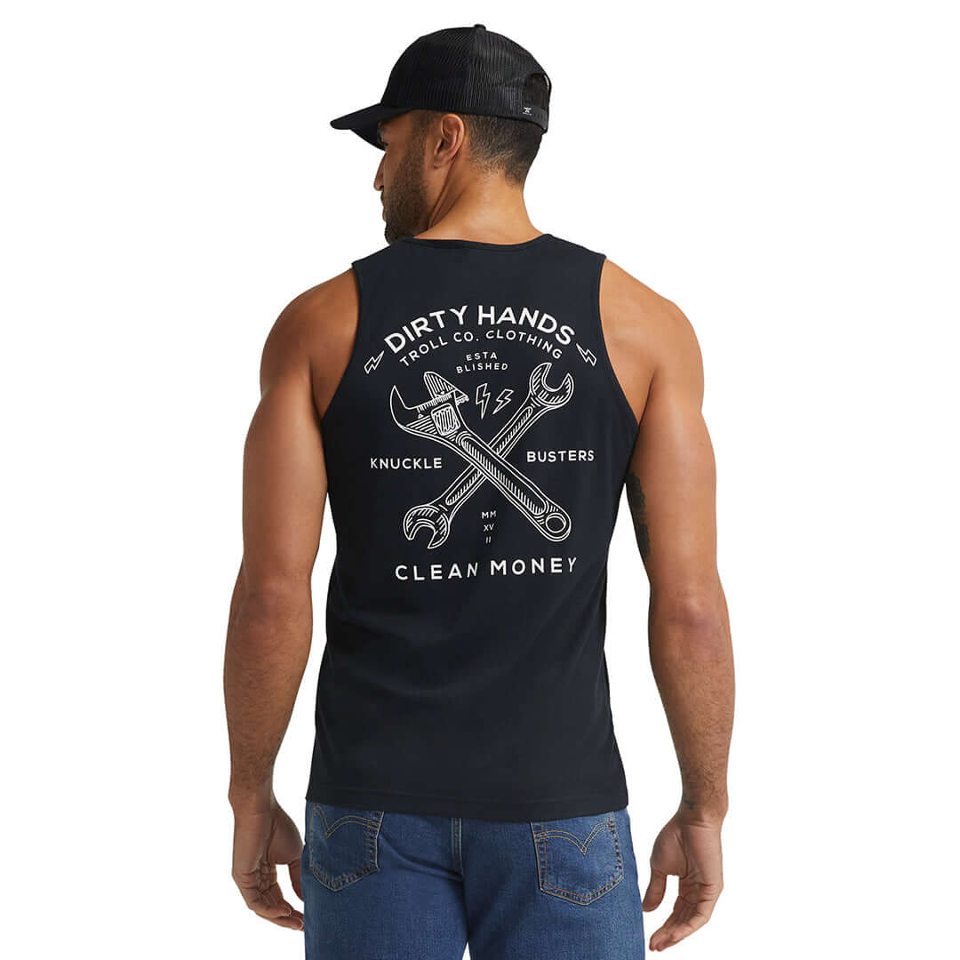 Men's DHCM Twisting Wrenches Tank | Color: Black