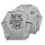 Men's Pay Me Long Sleeve | Color: Gray Heather