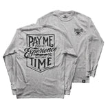 Men's Pay Me Long Sleeve | Color: Gray Heather