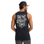 Men's Pay Me Tank - Black