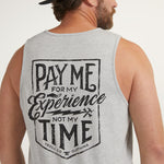 Men's Pay Me Tank - Gray Heather