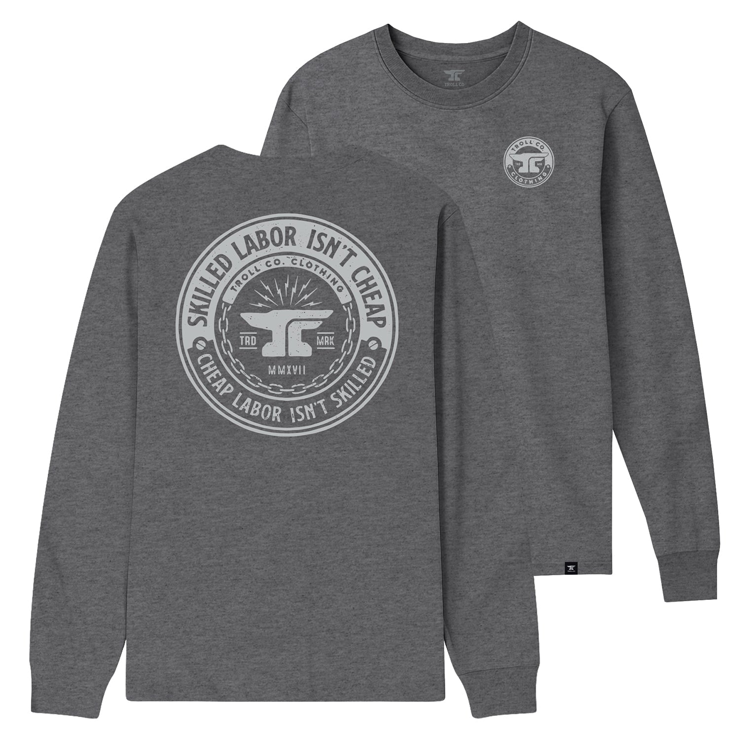 Men's SLIC Long Sleeve | Color: Charcoal Heather