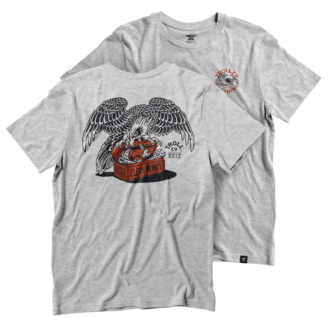 Men's DHCM Eagle Eye T-Shirt - Gray Heather