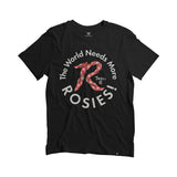 Women's Red Rosie T-shirt - Black