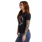 Women's Red Rosie T-shirt - Black