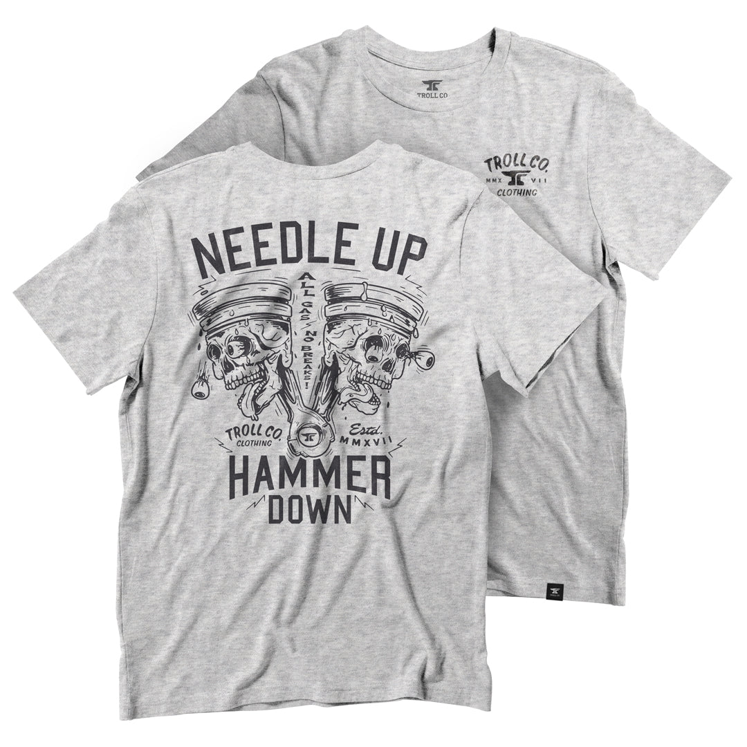 Men's NUHD Hammer Twins T-Shirt - Gray Heather