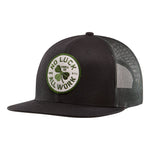 NOLAW Broken Clover Trucker Hat - Black