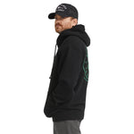 Men's NOLAW Broken Clover Hoodie - Black