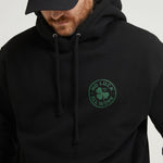 Men's NOLAW Broken Clover Hoodie - Black