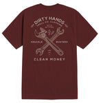 Men's DHCM Twisting Wrenches T-Shirt | Color: Port