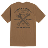 Men's DHCM Twisting Wrenches T-Shirt | Color: Dark Tan