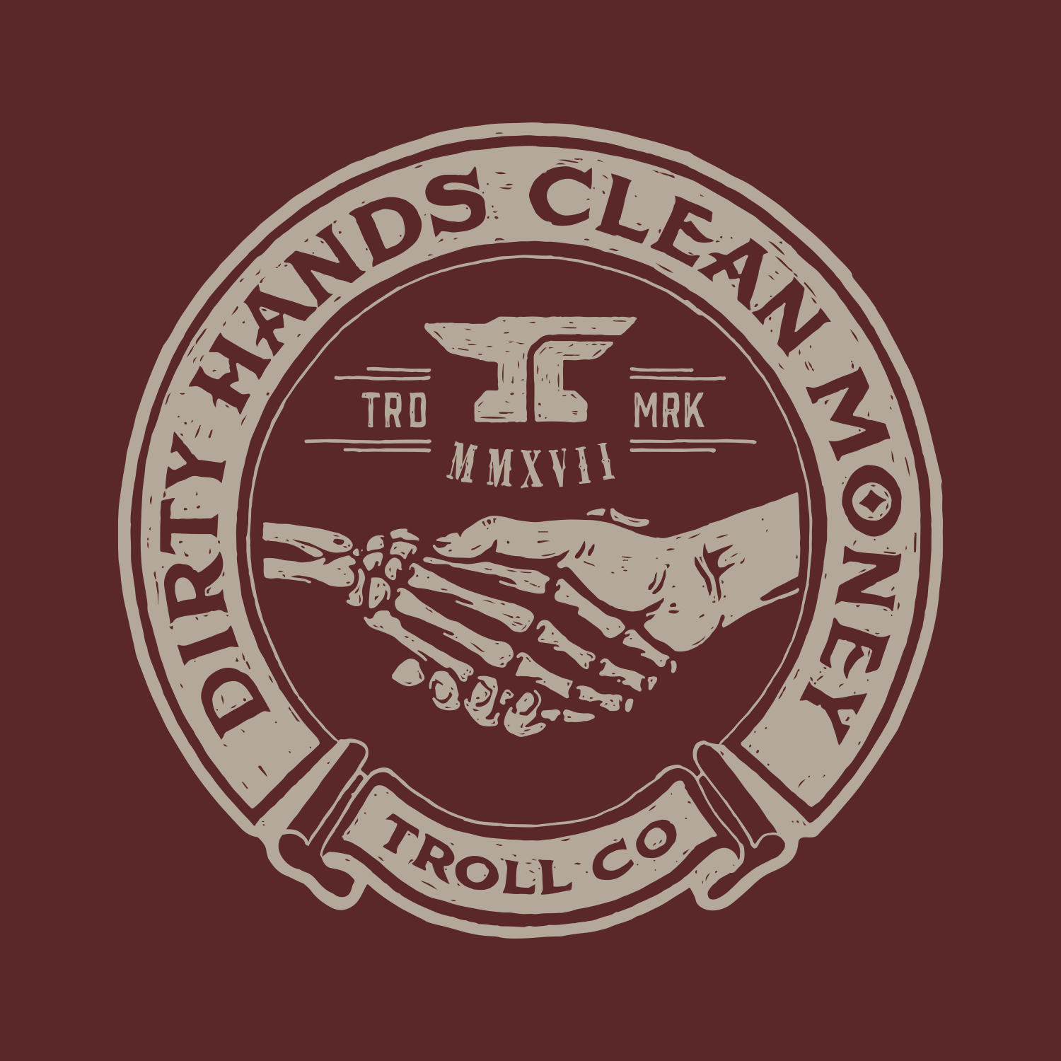 Men's DHCM Haggler T-Shirt | Color: Port