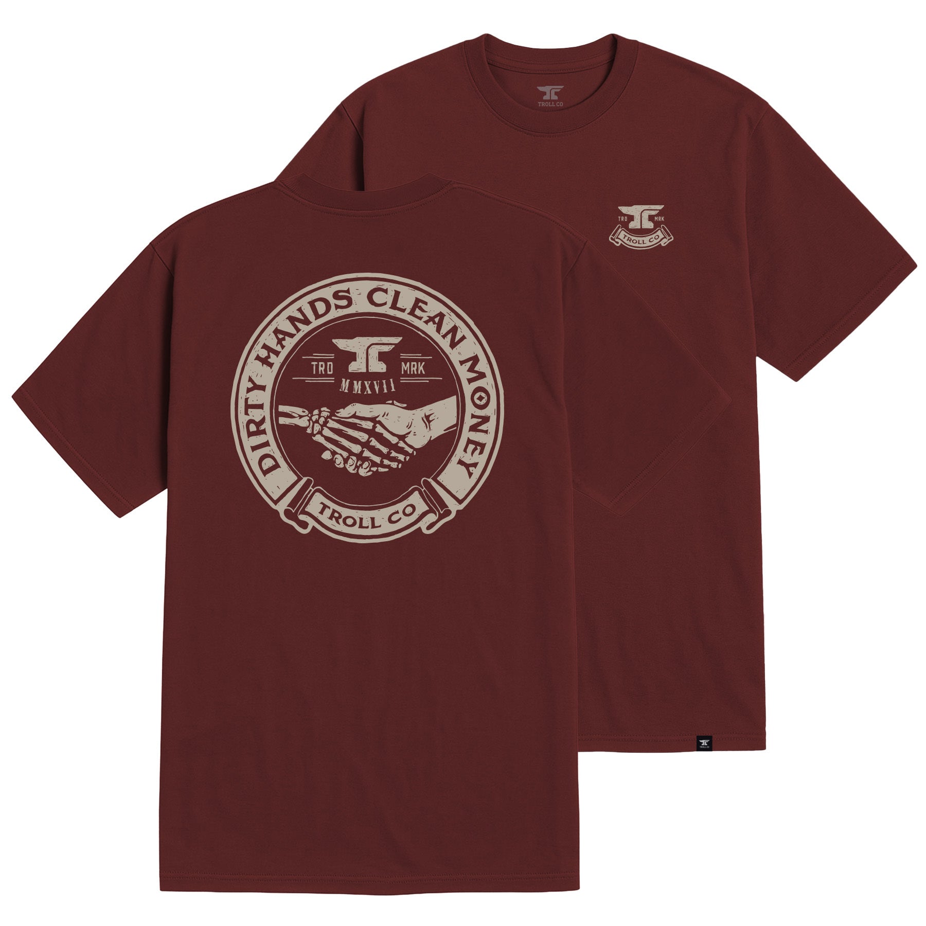 Men's DHCM Haggler T-Shirt | Color: Port